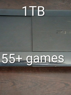 PlayStation 3 super slim console 1TB with preinstalled games