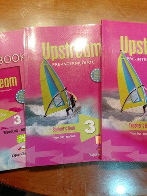 Upstream Pre-Intermediate 3 books like new (Student's, Teacher's & Workbook)
