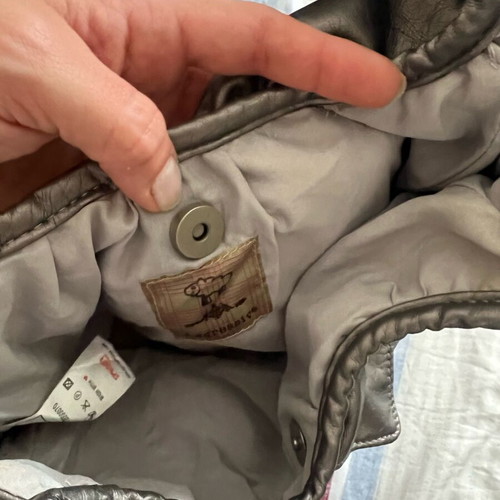 Silver handbag like new