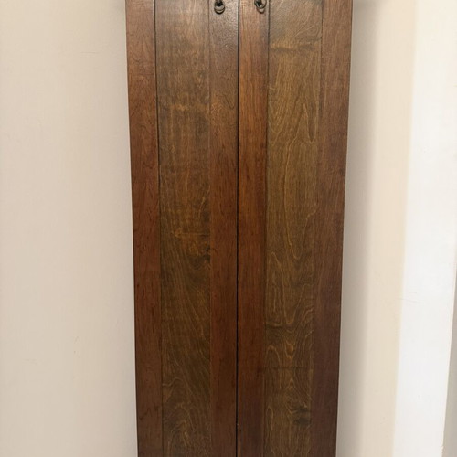 Handmade solid wood CD DVD case with 14 shelves