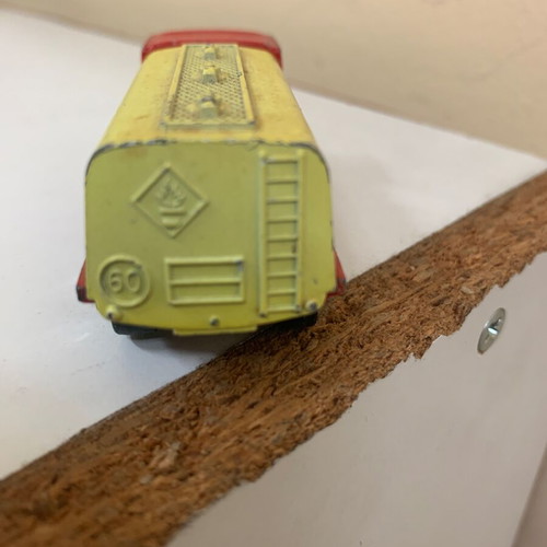 Majorette Shell Vintage 70s Toy Tanker Used, Metal, Made in France