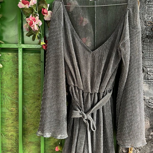 Marmalady one-piece shorts size large like new, silver