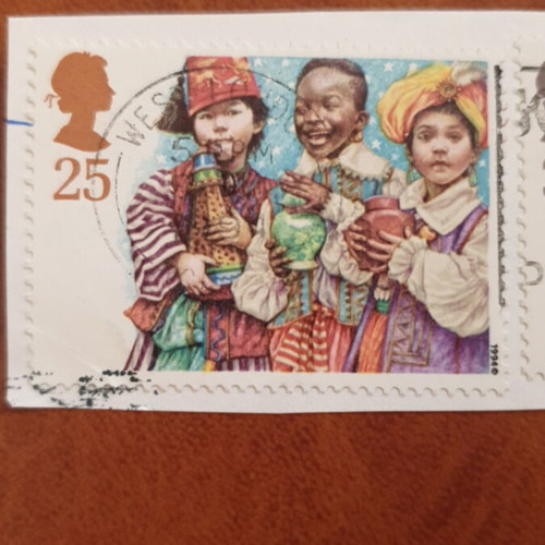 1994 GB Xmas 25&35p stamps used
