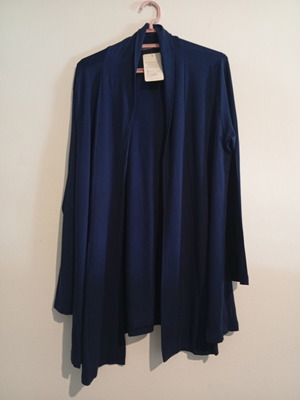 Lightweight blue cardigan size XL new