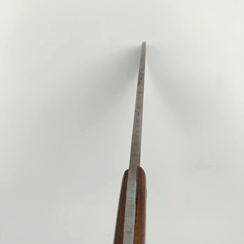 Sabatier Trumpet chef knife used, handmade heavy early 20th century