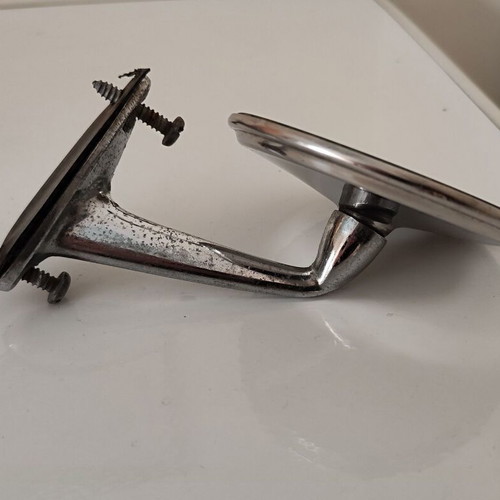 Opel left car mirror used, vintage chrome for Kadett B Rekord C GT