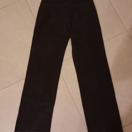 Black high-waist jeans used, size M 38 10 with elasticity