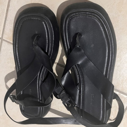 Stradivarius women's sandals like new, black, size 37