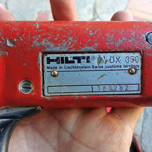 Hilti DX 350 nailer used