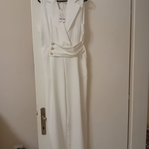 White jumpsuit, new with tags, size M / 38 / 10