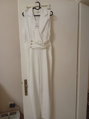 White jumpsuit, new with tags, size M / 38 / 10