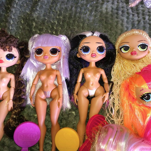 Lol OMG Fierce dolls and parts used