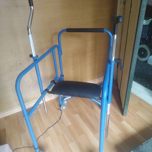 Walker with underarm supports new
