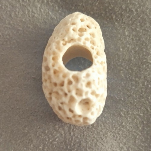 Natural Stone for Necklace like new, white