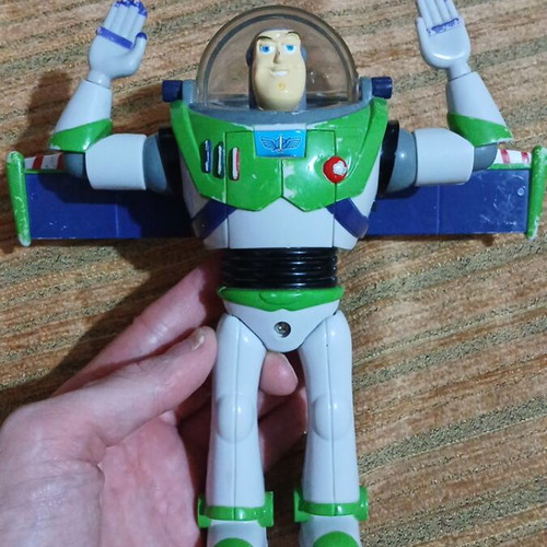 Captain Buzz Lightyear figure used