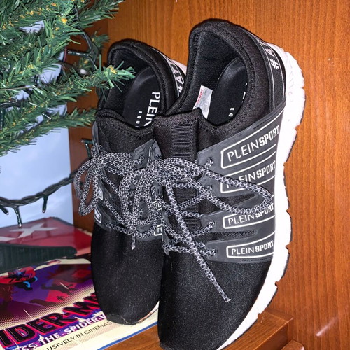 Plein Sport sneakers used, casual style, size 41, black-white
