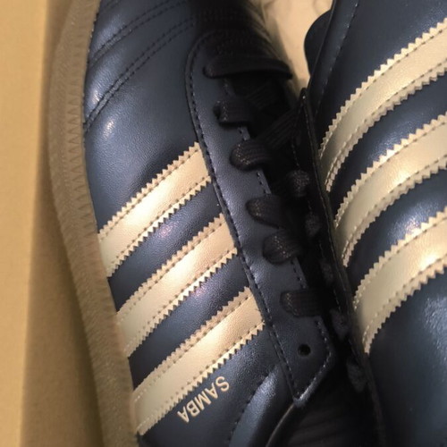 Adidas Samba sneakers new, metallic blue, size 42 unisex