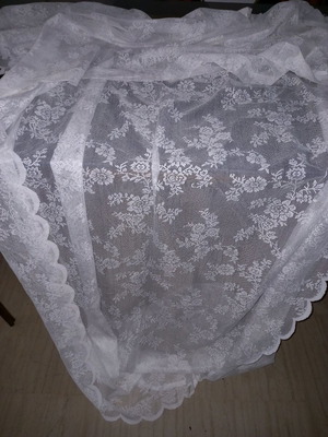 Curtain fabric used, 4 pieces, dimensions 1.00×2.10