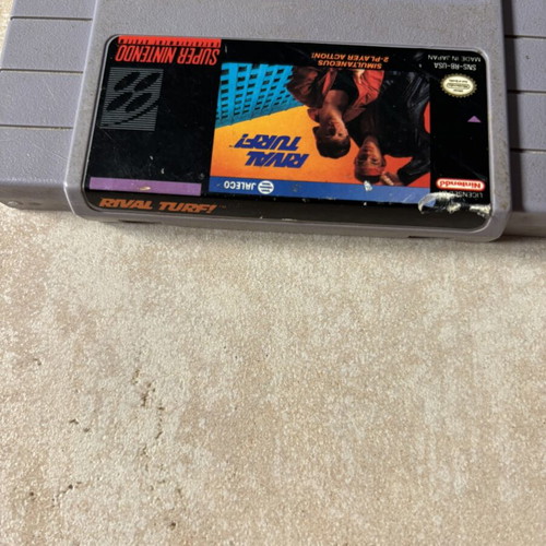 Rival Turf Super Nintendo SNES American version
