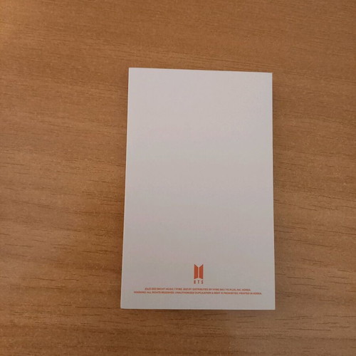 BTS Jhope Message Card Butter like new