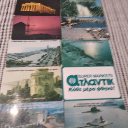 Phone cards used, pack of 1660 single cards from 1992 to 2011