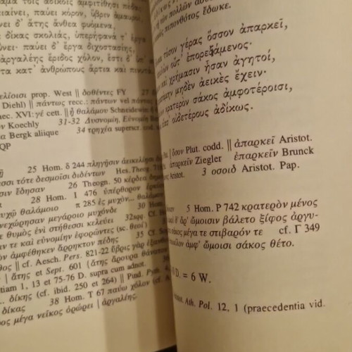 Elegies & Iambus book new, Greek language