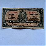  Two Dollar Canada 1937