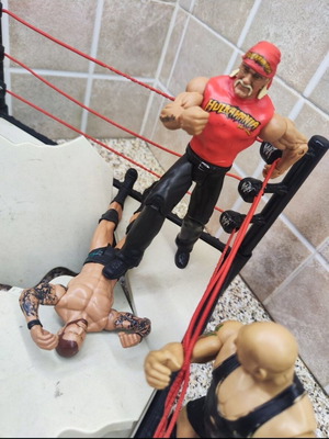 WWE Flex Force Breakdown Ring 2010 with 8 figures