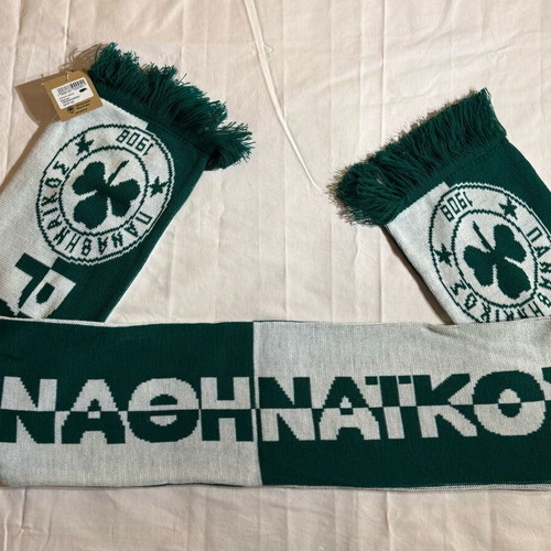 Authentic Panathinaikos scarf new jacquard