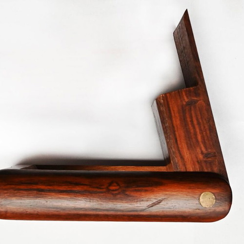 Wooden folding tobacco case used, 10 slots, dark color