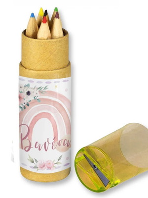 Rainbow Girl Colored Pencils new, set of 10 pieces