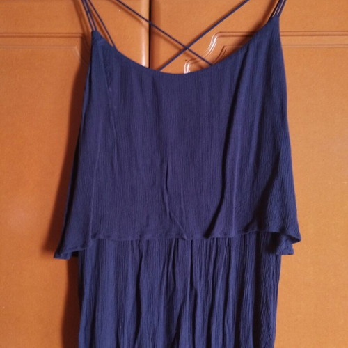 Long summer dress blue like new