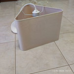 Beige ceiling light fixture