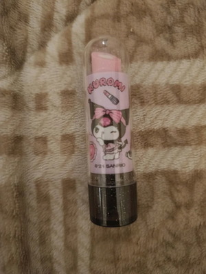 Kuromi lipstick eraser new, pink color