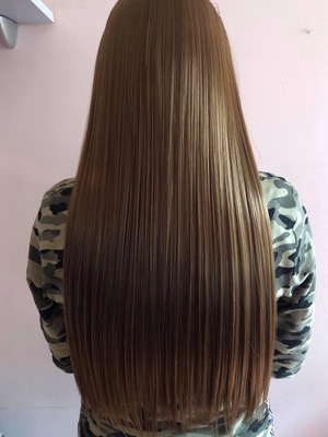 Hair extension new, 100g with 5 tic-tac clips