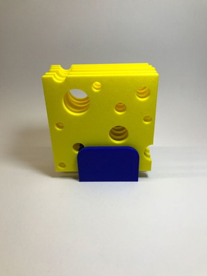 Cheese coasters set of 4 3D printed new, funky kitchen decor