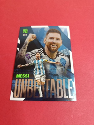 Lionel Messi Unbeatable Panini Top Class 2023 card like new
