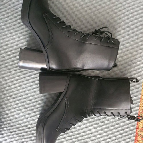 Women's ankle boots new size 41 with heel black