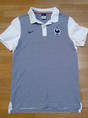 France Training Polo Shirt Nike size M like new, blue