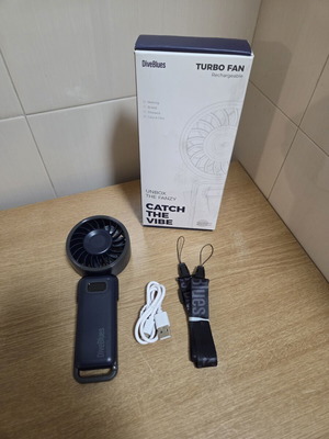 DiveBlues Turbo Fan rechargeable with digital display