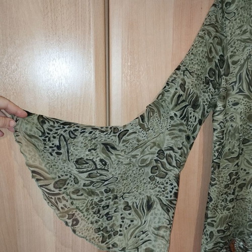 Bluenote airy dress new in olive color size M