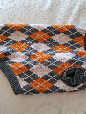 Dog pullover used, warm and soft