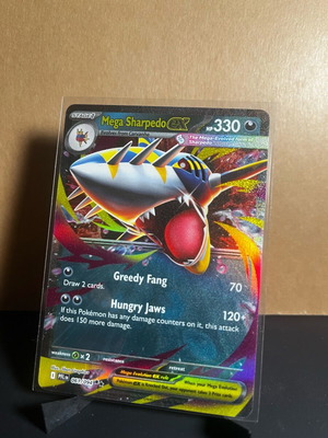 Pokemon Mega Sharpedo EX κάρτα καινούργια