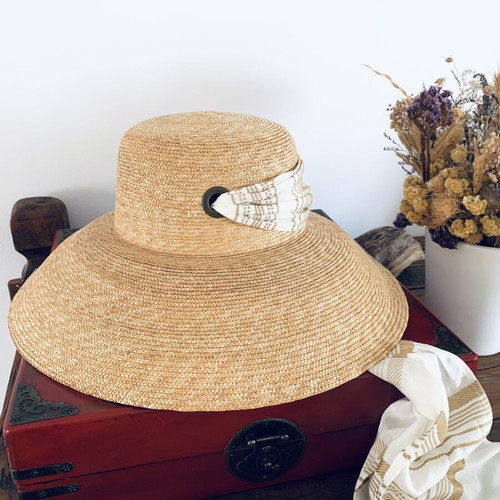 Ioanna Kourbela Straw Hat new, one size