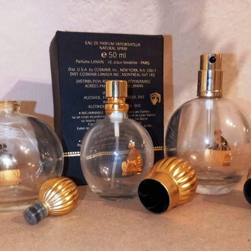 Vintage Arpège by Lanvin perfume bottles used, set of 3