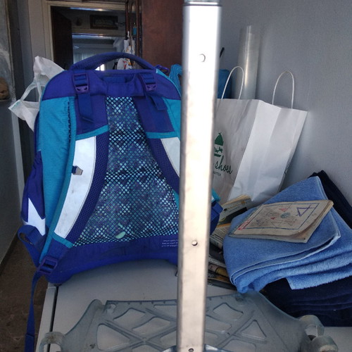 KALGAV school bag used with insulated lunch compartment and trolley
