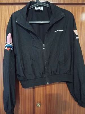 Μπουφανάκι Adidas unisex μέγεθος M σαν καινούργιο, μαύρο