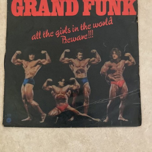 Grand Funk vinyl used with scratches