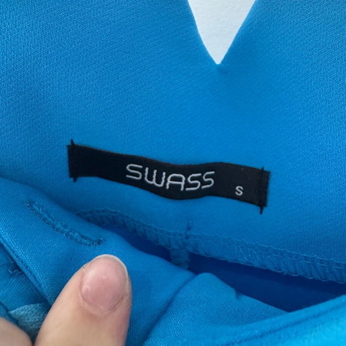 Swass women's suit set jacket and trousers like new, turquoise
