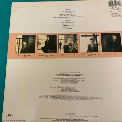 Shakatak Turn The Music Up LP used